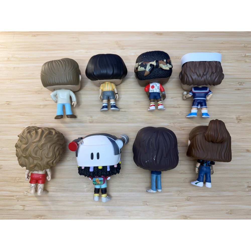 Funko Pop Stranger Things Figure Lot 8pc Steve Erica Billy Eleven Hopper Will - Picture 2 of 7
